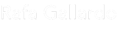 Rafa Gallardo logo blanco